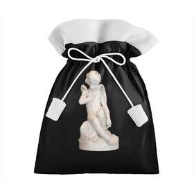 Подарочный 3D мешок с принтом Амур Купидон грозящий в Тюмени, 100% полиэстер | Размер: 29*39 см | амур | грозящий | день святого валентина | купидон | любовь | романтика