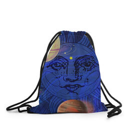 Рюкзак-мешок 3D с принтом Астрология планет в Тюмени, 100% полиэстер | плотность ткани — 200 г/м2, размер — 35 х 45 см; лямки — толстые шнурки, застежка на шнуровке, без карманов и подкладки | астрология | звезды | космос | планеты | созвездия