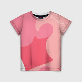 Детская футболка 3D с принтом Красота внутри в Тюмени, 100% гипоаллергенный полиэфир | прямой крой, круглый вырез горловины, длина до линии бедер, чуть спущенное плечо, ткань немного тянется | 8 марта | весна | девушке | женский | мама | подарок | тренд | феминизм | цветы