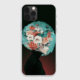 Чехол для iPhone 12 Pro Max с принтом Girl in flowers в Тюмени, Силикон |  | 8 марта | лучшая в мире | мама | подарок | подарок женщине | подарок любимым | подарок на 8 марта | самая лучшая  в мире | семья