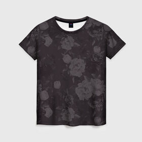 Женская футболка 3D с принтом Flowers girl низ в Тюмени, 100% полиэфир ( синтетическое хлопкоподобное полотно) | прямой крой, круглый вырез горловины, длина до линии бедер | 8 марта | лучшая в мире | мама | подарок | подарок женщине | подарок любимым | подарок на 8 марта | самая лучшая  в мире | семья