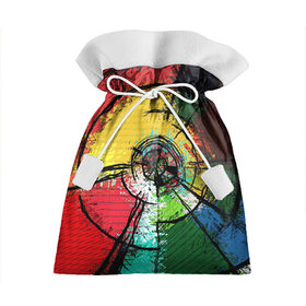 Подарочный 3D мешок с принтом Центрифуга красок в Тюмени, 100% полиэстер | Размер: 29*39 см | art | casual | абстракция | арт | искусство | краски | мазки | мазок | спираль | структура | текстура