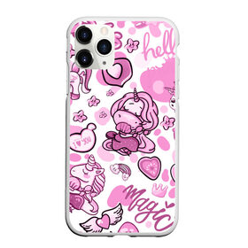 Чехол для iPhone 11 Pro Max матовый с принтом Розовая мечта в Тюмени, Силикон |  | анимэ | девочки звездочки | единороги | любовь | мечта | пони | сердце