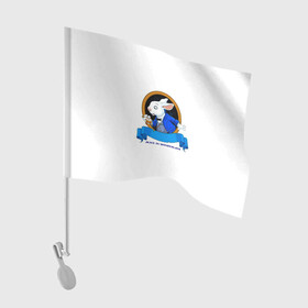 Флаг для автомобиля с принтом страна чудес в Тюмени, 100% полиэстер | Размер: 30*21 см | алиса | мышь в стране чудес | очень странные | стране чудес | чудеса