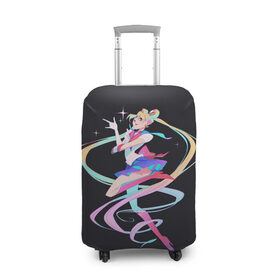 Чехол для чемодана 3D с принтом Sailor Moon Сейлор Мун в Тюмени, 86% полиэфир, 14% спандекс | двустороннее нанесение принта, прорези для ручек и колес | anime | sailor moon | аниме | анимэ | венера | луна | лунная призма | марс | сейлор мун | серебрянное тысячелетие | серенити | сэйлор | усаги цукино | чиби мун | эндимион