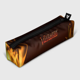 Пенал 3D с принтом Valheim: Вальхейм выживание. в Тюмени, 100% полиэстер | плотная ткань, застежка на молнии | fejd | valheim | вальхейм | викинг | викинги | выживание | выживач | игра