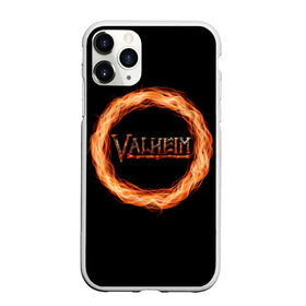 Чехол для iPhone 11 Pro матовый с принтом Valheim - огненный круг в Тюмени, Силикон |  | Тематика изображения на принте: valheim | вальхейм | викинги | игра | компьютерный | круг | логотип | минимализм | огненный | огонь | подарок | черный