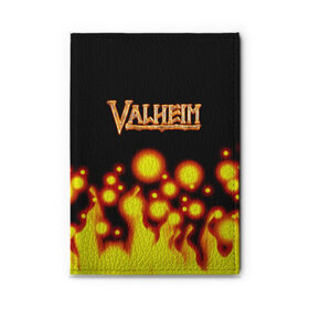 Обложка для автодокументов с принтом Valheim в Тюмени, натуральная кожа |  размер 19,9*13 см; внутри 4 больших “конверта” для документов и один маленький отдел — туда идеально встанут права | Тематика изображения на принте: game | logo | valheim | viking | валхейм | вальхейм | викинги | игра valheim | игры | логотипы игр | приключения | скандинавская мифология | фэнтези | экшн