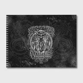 Альбом для рисования с принтом Valheim в Тюмени, 100% бумага
 | матовая бумага, плотность 200 мг. | valheim | viking | валхейм | викинги | игры