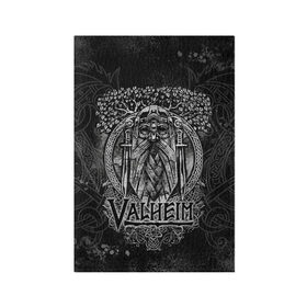 Обложка для паспорта матовая кожа с принтом Valheim в Тюмени, натуральная матовая кожа | размер 19,3 х 13,7 см; прозрачные пластиковые крепления | valheim | viking | валхейм | викинги | игры