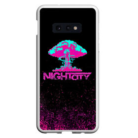 Чехол для Samsung S10E с принтом NIGHT CITY Cyberpunk 2077 в Тюмени, Силикон | Область печати: задняя сторона чехла, без боковых панелей | cyberpunk 2077 | hacker | maelstrom | militech | quadra | samurai | sci fi | technology | trauma team | v | будущее | игра | иероглифы | киану ривз | кибер | киберпанк | киборг | киборги | корпорация | лого | милитек | панк | роботы | самурай | т