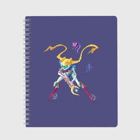 Тетрадь с принтом Sailor Moon Сейлор Мун в Тюмени, 100% бумага | 48 листов, плотность листов — 60 г/м2, плотность картонной обложки — 250 г/м2. Листы скреплены сбоку удобной пружинной спиралью. Уголки страниц и обложки скругленные. Цвет линий — светло-серый
 | anime | sailor moon | аниме | анимэ | венера | луна | лунная призма | марс | сейлор мун | серебрянное тысячелетие | серенити | сэйлор | усаги цукино | чиби мун | эндимион