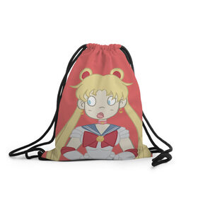 Рюкзак-мешок 3D с принтом Sailor Moon Сейлор Мун в Тюмени, 100% полиэстер | плотность ткани — 200 г/м2, размер — 35 х 45 см; лямки — толстые шнурки, застежка на шнуровке, без карманов и подкладки | anime | sailor moon | аниме | анимэ | венера | луна | лунная призма | марс | сейлор мун | серебрянное тысячелетие | серенити | сэйлор | усаги цукино | чиби мун | эндимион