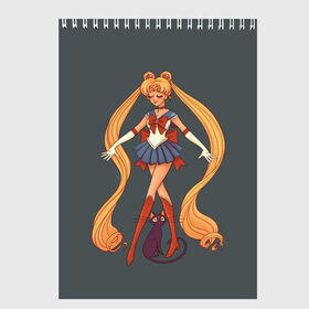 Скетчбук с принтом Sailor Moon Сейлор Мун в Тюмени, 100% бумага
 | 48 листов, плотность листов — 100 г/м2, плотность картонной обложки — 250 г/м2. Листы скреплены сверху удобной пружинной спиралью | Тематика изображения на принте: anime | sailor moon | аниме | анимэ | венера | луна | лунная призма | марс | сейлор мун | серебрянное тысячелетие | серенити | сэйлор | усаги цукино | чиби мун | эндимион