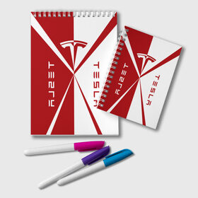 Блокнот с принтом Tesla $$$ в Тюмени, 100% бумага | 48 листов, плотность листов — 60 г/м2, плотность картонной обложки — 250 г/м2. Листы скреплены удобной пружинной спиралью. Цвет линий — светло-серый
 | red | tesla | tesla car | tesla electric car | tesla lettering | tesla logo | tesla print | white | автомобиль тесла | белый | красный | логотип тесла | надпись тесла | принт тесла | тесла | электромобиль тесла
