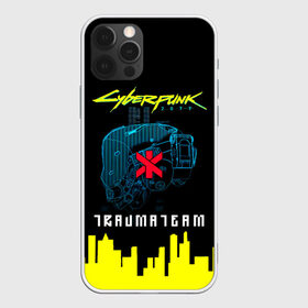 Чехол для iPhone 12 Pro Max с принтом TRAUMA TEAM Cyberpunk 2077 в Тюмени, Силикон |  | cyberpunk 2077 | hacker | maelstrom | militech | quadra | samurai | sci fi | technology | trauma team | v | будущее | игра | иероглифы | киану ривз | кибер | киберпанк | киборг | киборги | корпорация | лого | милитек | панк | роботы | самурай | т