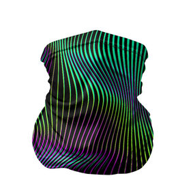 Бандана-труба 3D с принтом Современная абстракция в Тюмени, 100% полиэстер, ткань с особыми свойствами — Activecool | плотность 150‒180 г/м2; хорошо тянется, но сохраняет форму | абстракция | арт | геометрия | градиент | линии | полосы
