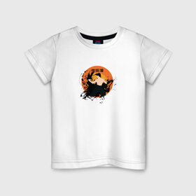 Детская футболка хлопок с принтом Брюс Ли в Тюмени, 100% хлопок | круглый вырез горловины, полуприлегающий силуэт, длина до линии бедер | актер | боевые искусства | боец | брызги | брюс ли | иероглифы | китайская знаменитость | краска
