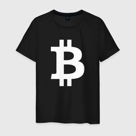 Мужская футболка хлопок с принтом БИТКОИН BITCOIN в Тюмени, 100% хлопок | прямой крой, круглый вырез горловины, длина до линии бедер, слегка спущенное плечо. | bitcoin | blockchain | btc | cardano | crypto | ethereum | polkadot | tether | xrp | бинанс | биткоин | блокчейн | валюта | деньги | криптовалюта | майнер | майнинг | цифровая валюта | цифровое золото | эфир