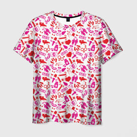 Мужская футболка 3D с принтом Женский День в Тюмени, 100% полиэфир | прямой крой, круглый вырез горловины, длина до линии бедер | 8 марта | афродита | весна | влюбленность | жена | женский день | красота | купидон | любимая | любовь | мама | отношения | подарок девушке | подарок маме | подруга | половинка | поцелуй | праздник