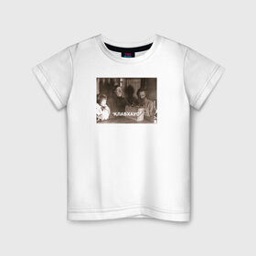 Детская футболка хлопок с принтом Clubhouse | Клабхаус в Тюмени, 100% хлопок | круглый вырез горловины, полуприлегающий силуэт, длина до линии бедер | clubhouse | клабхаус | крестьяне слушают радио