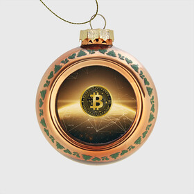 Стеклянный ёлочный шар с принтом БИТКОИН КРИПТОВАЛЮТА ЗОЛОТО в Тюмени, Стекло | Диаметр: 80 мм | bitcoin | blockchain | btc | cardano | crypto | ethereum | polkadot | tether | xrp | бинанс | биткоин | блокчейн | валюта | деньги | криптовалюта | майнер | майнинг | цифровая валюта | цифровое золото | эфир