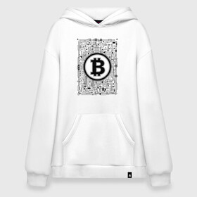 Худи SuperOversize хлопок с принтом BITCOIN CRYPTOCURRENCY | КРИПТОВАЛЮТА (Z) в Тюмени, 70% хлопок, 30% полиэстер, мягкий начес внутри | карман-кенгуру, эластичная резинка на манжетах и по нижней кромке, двухслойный капюшон
 | binance coin | bitcoin | blockchain | btc | cardano | crypto | ethereum | litecoin | polkadot | tether | xrp | биткоин | блокчейн | валюта | деньги | криптовалюта | майнер | майнинг | цифровая валюта | цифровое золото | эфир