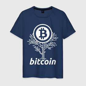 Мужская футболка хлопок с принтом BITCOIN ДЕРЕВО | БИТКОИН (Z) в Тюмени, 100% хлопок | прямой крой, круглый вырез горловины, длина до линии бедер, слегка спущенное плечо. | binance coin | bitcoin | blockchain | btc | cardano | crypto | ethereum | litecoin | polkadot | tether | xrp | биткоин | блокчейн | валюта | деньги | криптовалюта | майнер | майнинг | цифровая валюта | цифровое золото | эфир
