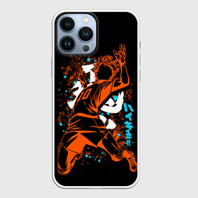 Чехол для iPhone 13 Pro Max с принтом Атакующий силуэт Сёё Хинаты из аниме HAIKYUU в Тюмени,  |  | anime | haikyu | haikyuu | karasuno | аниме | волейбол | ворон | карасуно | манга | мяч | сёё хината