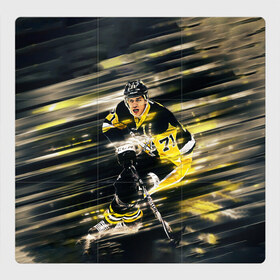 Магнитный плакат 3Х3 с принтом ЕВГЕНИЙ МАЛКИН в Тюмени, Полимерный материал с магнитным слоем | 9 деталей размером 9*9 см | 71 | gino | hockey | ice | malkin | nhl | pitsburg | sport | usa | winter | джино | евгений | малкин | нхл | пингвинз | питсбург | спорт | хоккей