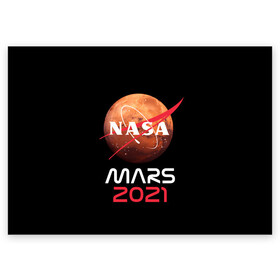 Поздравительная открытка с принтом NASA Perseverance в Тюмени, 100% бумага | плотность бумаги 280 г/м2, матовая, на обратной стороне линовка и место для марки
 | Тематика изображения на принте: 2020 | 2021 | 21б | elon | mars | musk | nasa | perseverance | space | spacex | илон | космос | марс | марсоход | маск | наса | настойчивый