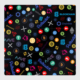 Магнитный плакат 3Х3 с принтом ЛОГОТИПЫ КРИПТОВАЛЮТ (Z) в Тюмени, Полимерный материал с магнитным слоем | 9 деталей размером 9*9 см | binance coin | bitcoin | blockchain | btc | cardano | crypto | ethereum | litecoin | polkadot | tether | xrp | биткоин | блокчейн | валюта | деньги | криптовалюта | майнер | майнинг | цифровая валюта | цифровое золото | эфир