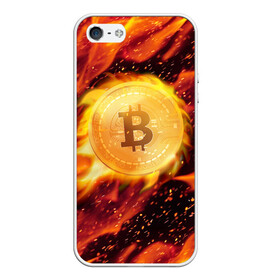 Чехол для iPhone 5/5S матовый с принтом БИТКОИН ОГОНЬ в Тюмени, Силикон | Область печати: задняя сторона чехла, без боковых панелей | Тематика изображения на принте: bitcoin | blockchain | btc | cardano | crypto | ethereum | polkadot | tether | xrp | бинанс | биткоин | блокчейн | валюта | деньги | криптовалюта | майнер | майнинг | цифровая валюта | цифровое золото | эфир