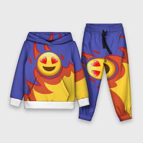 Детский костюм 3D (с толстовкой) с принтом Ты горишь как огонь v1 в Тюмени,  |  | fashion | fire | game | hip hop | rap | slava marlow | street style | top | артем | игра | клип | мода | огонь | рэп | слава марлоу | топ | уличный стиль | хип хоп