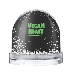 Снежный шар с принтом Vegan Beast в Тюмени, Пластик | Изображение внутри шара печатается на глянцевой фотобумаге с двух сторон | animal | beast | herbivorous | mutant | vegan | vegetarian | веган | вегетарианец | животное | зверь | мутант