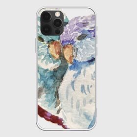 Чехол для iPhone 12 Pro Max с принтом Акварельные попугаи в Тюмени, Силикон |  | love | parrot | watercolour | акварель | арт | любовь | нежность | попугаи