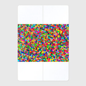 Магнитный плакат 2Х3 с принтом РАЗНОЦВЕТНЫЙ ПАЗЛ в Тюмени, Полимерный материал с магнитным слоем | 6 деталей размером 9*9 см | blue | color | green | puzzle | red | texture | желтый | красный | мозаика | пазл | радуга | разноцветный | синий | текстуры