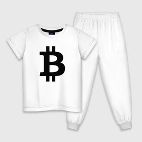 Детская пижама хлопок с принтом БИТКОИН | BITCOIN в Тюмени, 100% хлопок |  брюки и футболка прямого кроя, без карманов, на брюках мягкая резинка на поясе и по низу штанин
 | bitcoin | blockchain | btc | cardano | crypto | ethereum | polkadot | tether | xrp | бинанс | биткоин | блокчейн | валюта | деньги | криптовалюта | майнер | майнинг | цифровая валюта | цифровое золото | эфир