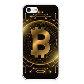 Чехол для iPhone 5/5S матовый с принтом ЗОЛОТОЙ БИТКОИН в Тюмени, Силикон | Область печати: задняя сторона чехла, без боковых панелей | bitcoin | blockchain | btc | cardano | crypto | ethereum | polkadot | tether | xrp | бинанс | биткоин | блокчейн | валюта | деньги | криптовалюта | майнер | майнинг | цифровая валюта | цифровое золото | эфир