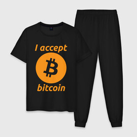 Мужская пижама хлопок с принтом BITCOIN CRYPTOCURRENCE (Z) в Тюмени, 100% хлопок | брюки и футболка прямого кроя, без карманов, на брюках мягкая резинка на поясе и по низу штанин
 | binance coin | bitcoin | blockchain | btc | cardano | crypto | ethereum | litecoin | polkadot | tether | xrp | биткоин | блокчейн | валюта | деньги | криптовалюта | майнер | майнинг | цифровая валюта | цифровое золото | эфир