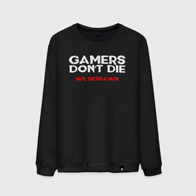 Мужской свитшот хлопок с принтом GAMERS DONT DIE WE RESPAWN в Тюмени, 100% хлопок |  | Тематика изображения на принте: 4 | 5 | five | games | grand theft auto | gta | gta v | rockstar | san andreas | бесконечные жизни | великое авто воровство | возрадится | гта | гташка | игрок не умрет | игры | логотип | рокстар | сан андреас | тревор | чи