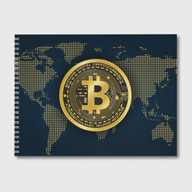 Альбом для рисования с принтом БИТКОИН | BITCOIN в Тюмени, 100% бумага
 | матовая бумага, плотность 200 мг. | Тематика изображения на принте: bitcoin | blockchain | btc | cardano | crypto | ethereum | polkadot | tether | xrp | бинанс | биткоин | блокчейн | валюта | деньги | криптовалюта | майнер | майнинг | цифровая валюта | цифровое золото | эфир