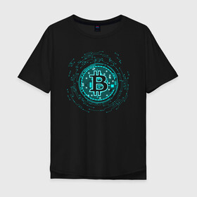 Мужская футболка хлопок Oversize с принтом БИТКОИН | BITCOIN в Тюмени, 100% хлопок | свободный крой, круглый ворот, “спинка” длиннее передней части | Тематика изображения на принте: bitcoin | blockchain | btc | cardano | crypto | ethereum | polkadot | tether | xrp | бинанс | биткоин | блокчейн | валюта | деньги | криптовалюта | майнер | майнинг | цифровая валюта | цифровое золото | эфир