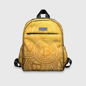 Детский рюкзак 3D с принтом БИТКОИН МОНЕТЫ в Тюмени, 100% полиэстер | лямки с регулируемой длиной, сверху петелька, чтобы рюкзак можно было повесить на вешалку. Основное отделение закрывается на молнию, как и внешний карман. Внутри дополнительный карман. По бокам два дополнительных кармашка | Тематика изображения на принте: bitcoin | blockchain | btc | cardano | crypto | ethereum | polkadot | tether | xrp | бинанс | биткоин | блокчейн | валюта | деньги | криптовалюта | майнер | майнинг | цифровая валюта | цифровое золото | эфир
