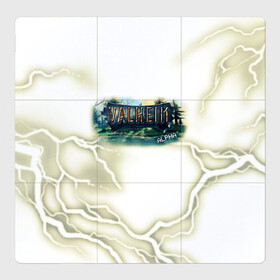 Магнитный плакат 3Х3 с принтом Valheim в Тюмени, Полимерный материал с магнитным слоем | 9 деталей размером 9*9 см | valheim | викинги | компьютерная игра | симулятор
