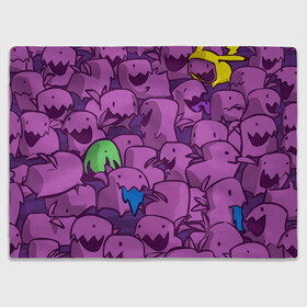 Плед 3D с принтом ПикачушкА в Тюмени, 100% полиэстер | закругленные углы, все края обработаны. Ткань не мнется и не растягивается | purple | star crafts | зеленый | зубы | пикачу | уши | фиолетовый | чудики