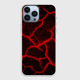 Чехол для iPhone 13 Pro Max с принтом ЛАВА | ЛАВОВЫЕ ТРЕЩИНЫ | LAVA в Тюмени,  |  | burnin | fire | flame | grunge | lava | lawa | гранж | земля | красная | красный | лава | неон | неоновая | огонь | паттерн | пламя | плита | плиты | природа | текстура | текстуры | трещины