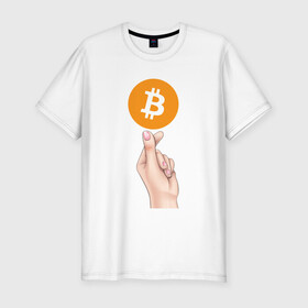 Мужская футболка хлопок Slim с принтом BITCOIN LOVE | БИТКОИН (Z) в Тюмени, 92% хлопок, 8% лайкра | приталенный силуэт, круглый вырез ворота, длина до линии бедра, короткий рукав | binance coin | bitcoin | blockchain | btc | cardano | crypto | ethereum | litecoin | polkadot | tether | xrp | биткоин | блокчейн | валюта | деньги | криптовалюта | майнер | майнинг | цифровая валюта | цифровое золото | эфир