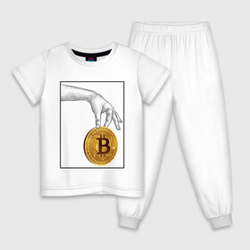 Детская пижама хлопок с принтом BITCOIN CRYPTOCURRENCE (Z) в Тюмени, 100% хлопок |  брюки и футболка прямого кроя, без карманов, на брюках мягкая резинка на поясе и по низу штанин
 | binance coin | bitcoin | blockchain | btc | cardano | crypto | ethereum | litecoin | polkadot | tether | xrp | биткоин | блокчейн | валюта | деньги | криптовалюта | майнер | майнинг | цифровая валюта | цифровое золото | эфир