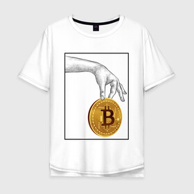 Мужская футболка хлопок Oversize с принтом BITCOIN CRYPTOCURRENCE (Z) в Тюмени, 100% хлопок | свободный крой, круглый ворот, “спинка” длиннее передней части | binance coin | bitcoin | blockchain | btc | cardano | crypto | ethereum | litecoin | polkadot | tether | xrp | биткоин | блокчейн | валюта | деньги | криптовалюта | майнер | майнинг | цифровая валюта | цифровое золото | эфир